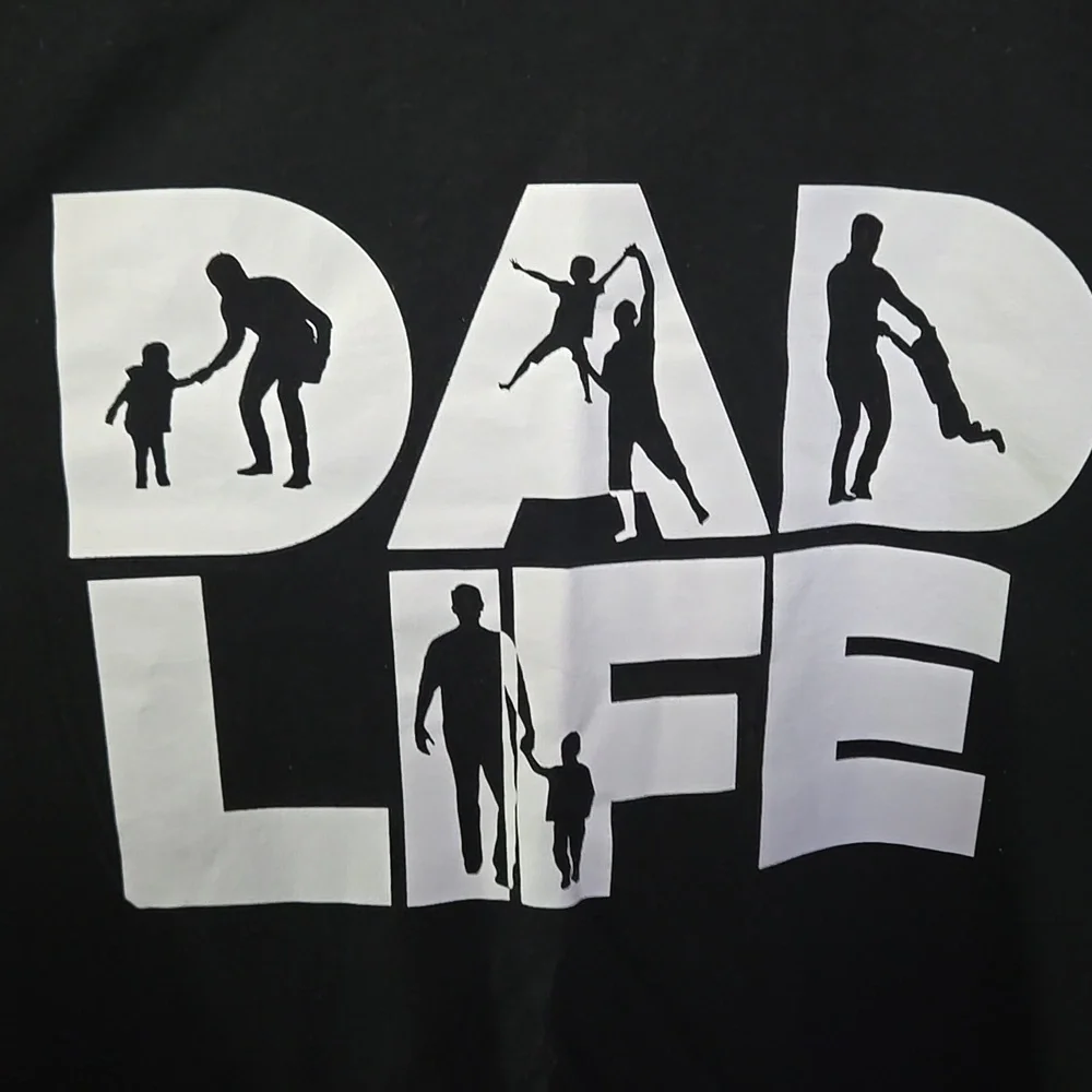 Black 'Dad Life' Graphic T-Shirt - Picture 5 of 7